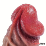 8.8in Real Looking Silicone Flexible Dildo For Women Couples Clit Real Dildo