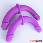 11.22in 12in Double-headed Big Dildo For Female Pleasure Adult Love Real Dildo
