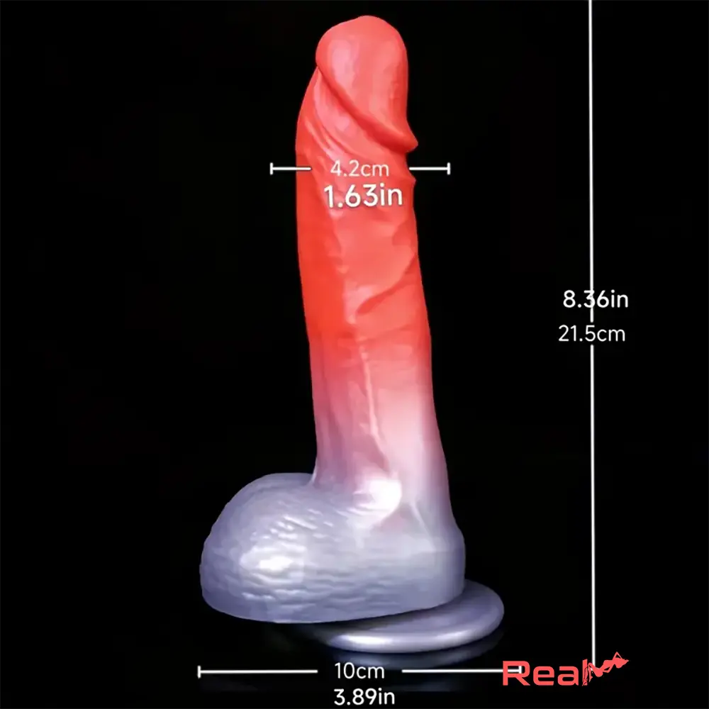 8.36in Real Cock Big Silicone Soft Dildo Clit Flirting Anal Expander For Anus Real Dildo