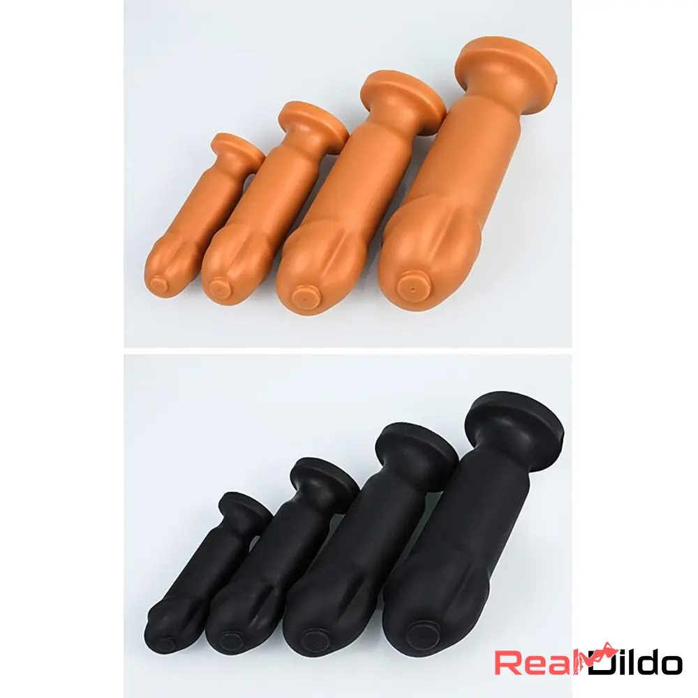 5.12in 6.29in 7.87in 9.06in Silicone Soft Odd Dildo For Lesbian Masturbation - Real Dildo