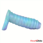 5.39in Lifelike Silicone Soft Dildo Sleeve Snake Glowing Cock Extender - Real Dildo