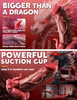 9.05in Dragon Vibrating Thrusting Big Silicone Soft Dildo Adult Cock Toy Real Dildo