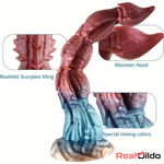 16.1in Big Long Cock Dragon Monster Silicone Dildo G-spot Stimulator - Real Dildo