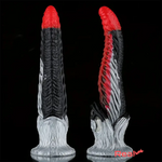 7.09in Silicone Flexible Monster Fantasy Dildo For Couples Lesbian G-Spot Real Dildo