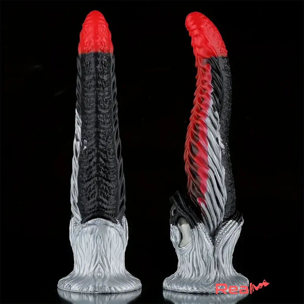7.09in Silicone Flexible Monster Fantasy Dildo For Couples Lesbian G-Spot Real Dildo