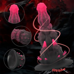 6.69in 7.87in 9.05in Fantasy Big Monster Spiked Silicone Soft Male Dildo - Real Dildo