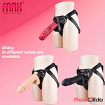 10.01in Silicone Soft Big Strap On Wearable Dildo For Women Vagina Real Dildo