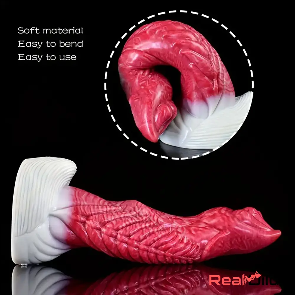 9.06in Real Cock Big Monster Penis Soft Silicone Dildo Anal Expander Penis Real Dildo
