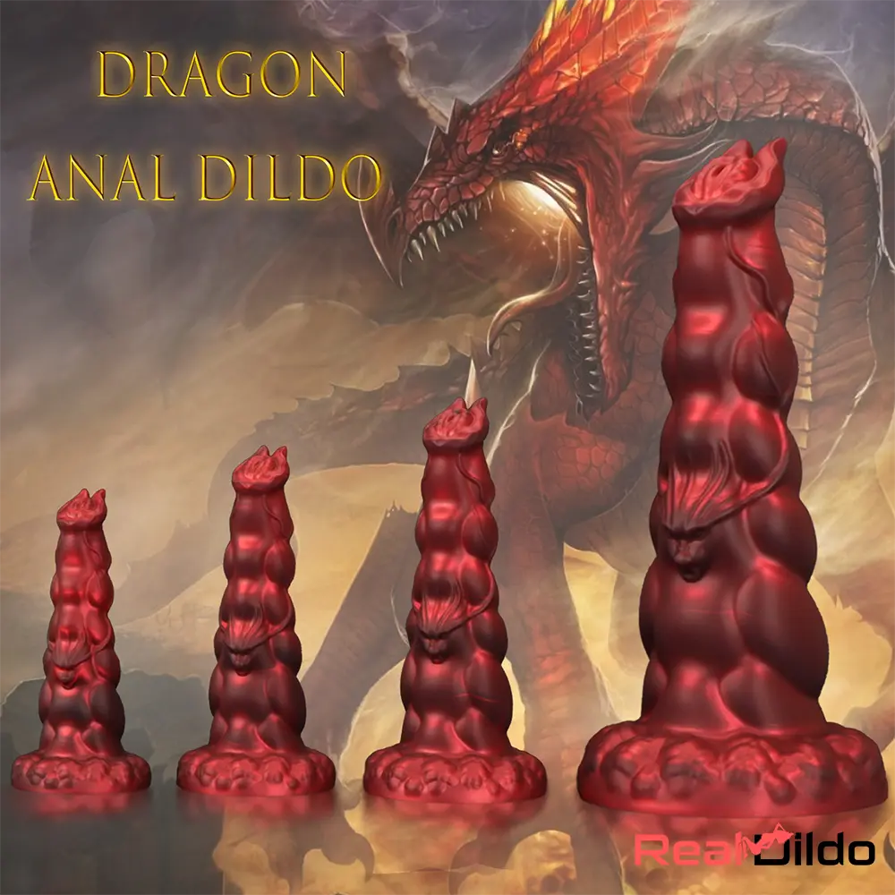 8.07in 9.25in 10.55in 12.59in Fantasy Dragon Silicone Big Soft Women Dildo Real Dildo