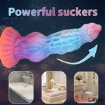 10.43in Luminous Fantasy Monster Silicone Soft Big Dildo Love Vagina Real Dildo