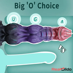 9.4in Fantasy Monster Silicone Soft Ejaculating Dildo Vaginal Anal Sex Toy - Real Dildo