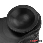 14.76in Extra Long Huge Black Soft Liquid Silicone Horse Cock Large Dildo Real Dildo