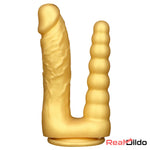 8.07in Silicone Big Soft Dildo Double Heads Dildo Butt Plug Orgasm Love Toy Real Dildo