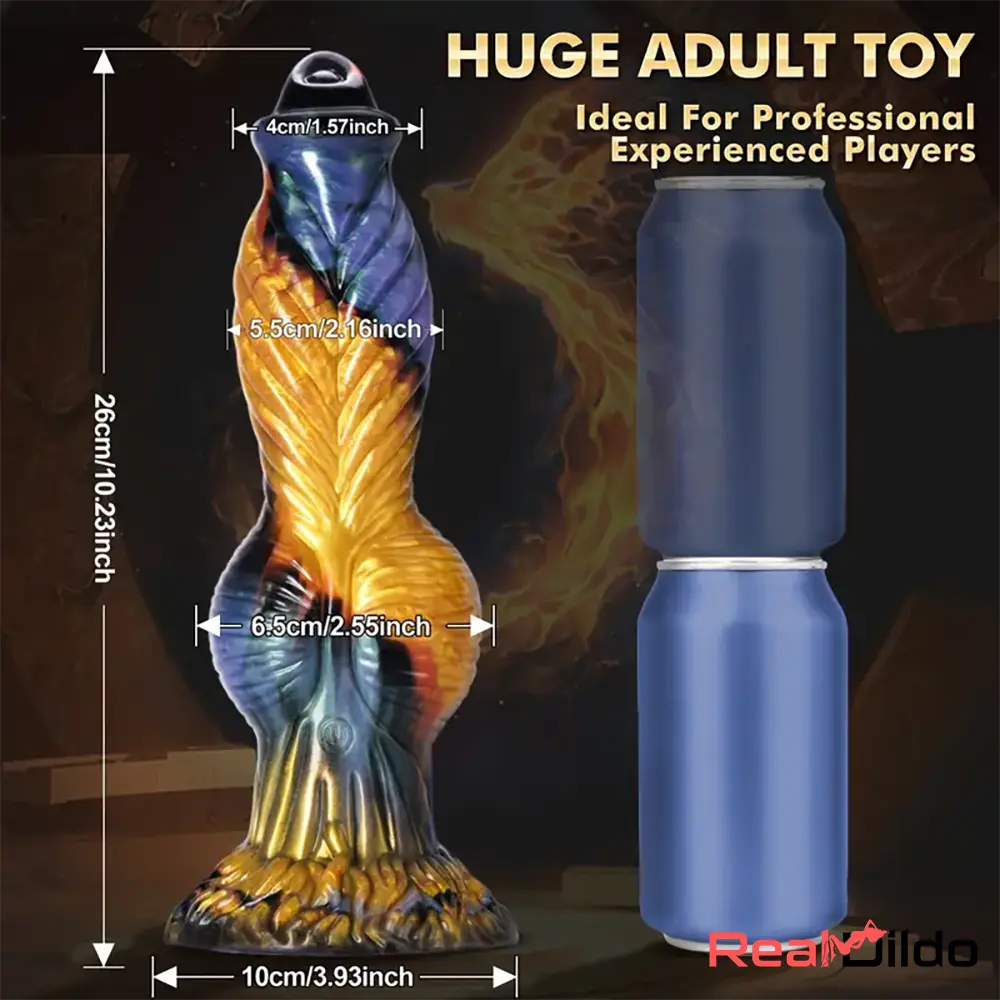 10.23in Soft Silicone Telescopic APP Control Monster Electric Dildo Real Dildo