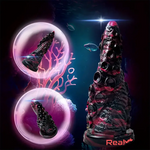 7.87in Fantasy Monster Octopus Tentacle Silicone Ergonomic Cock Dildo Real Dildo