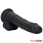 7.67in Premium Silicone Soft Mixed Color Dildo For Anal Safety Sex Toy Real Dildo