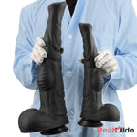 12.61in 14.17in 16in Super Huge Long Silicone Soft Horse Cock Orgasm Dildo Real Dildo