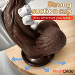 Multiple Inches Silicone Soft Female Dildo Sex Toy For Vaginal Clit Stimulation Real Dildo