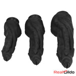 11.41in 12.6in 15in Super Big Silicone Soft Black Fantasy Massager Dildo Real Dildo