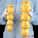 6.7in 9.84in 13.38in Gold Silicone Animal Octopus Large Dildo Sex Toy - Real Dildo