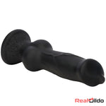 7.28in 7.48in 9.64in 10.62in 13in Big Black Silicone Dog Cock Animal Dildo Real Dildo