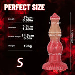 6.69in 7.48in 9.06in Silicone Fantasy Animal Dog Knot Soft Cock Dildo - Real Dildo