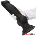 7.28in 7.48in 9.64in 10.62in 13in Big Black Silicone Dog Cock Animal Dildo Real Dildo