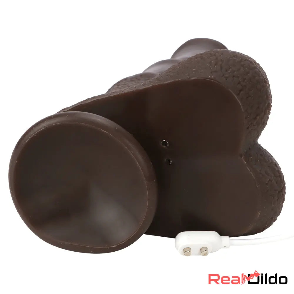 9.05in 4in1 Heating Thrusting Vibrating Rotation Remote Horse Discreet Dildo Real Dildo