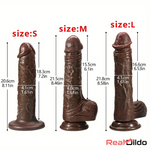 Multiple Inches Silicone Soft Female Dildo Sex Toy For Vaginal Clit Stimulation Real Dildo
