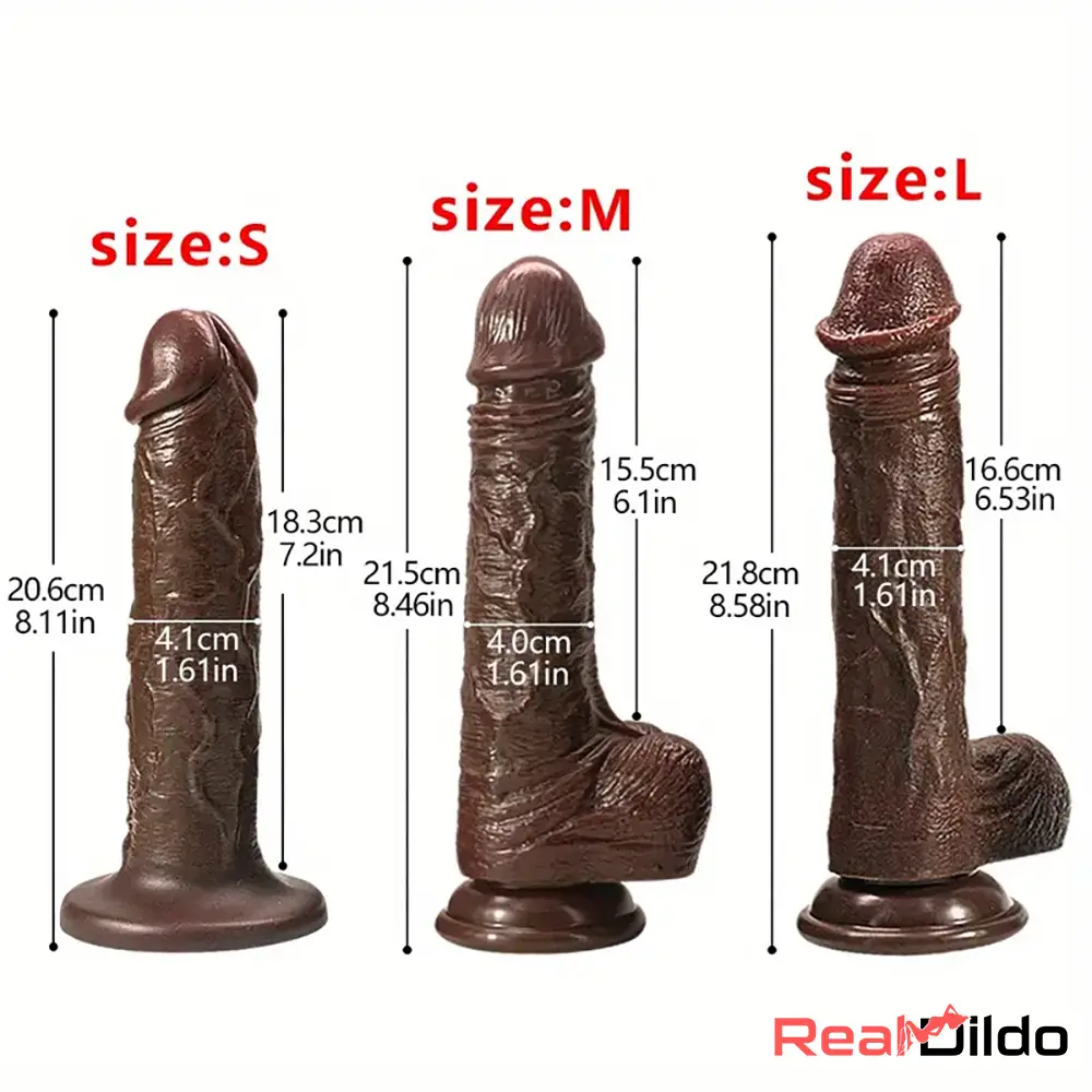 Multiple Inches Silicone Soft Female Dildo Sex Toy For Vaginal Clit Stimulation Real Dildo