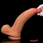 10.03in 9.25in 13in Soft Silicone Big Lifelike Real Dual Density Dildo Real Dildo