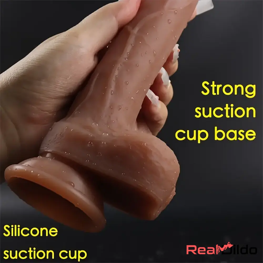 7.6in Realistic Silicone Soft Dildo Sex Toy Perfect For Clit Masturbation Real Dildo