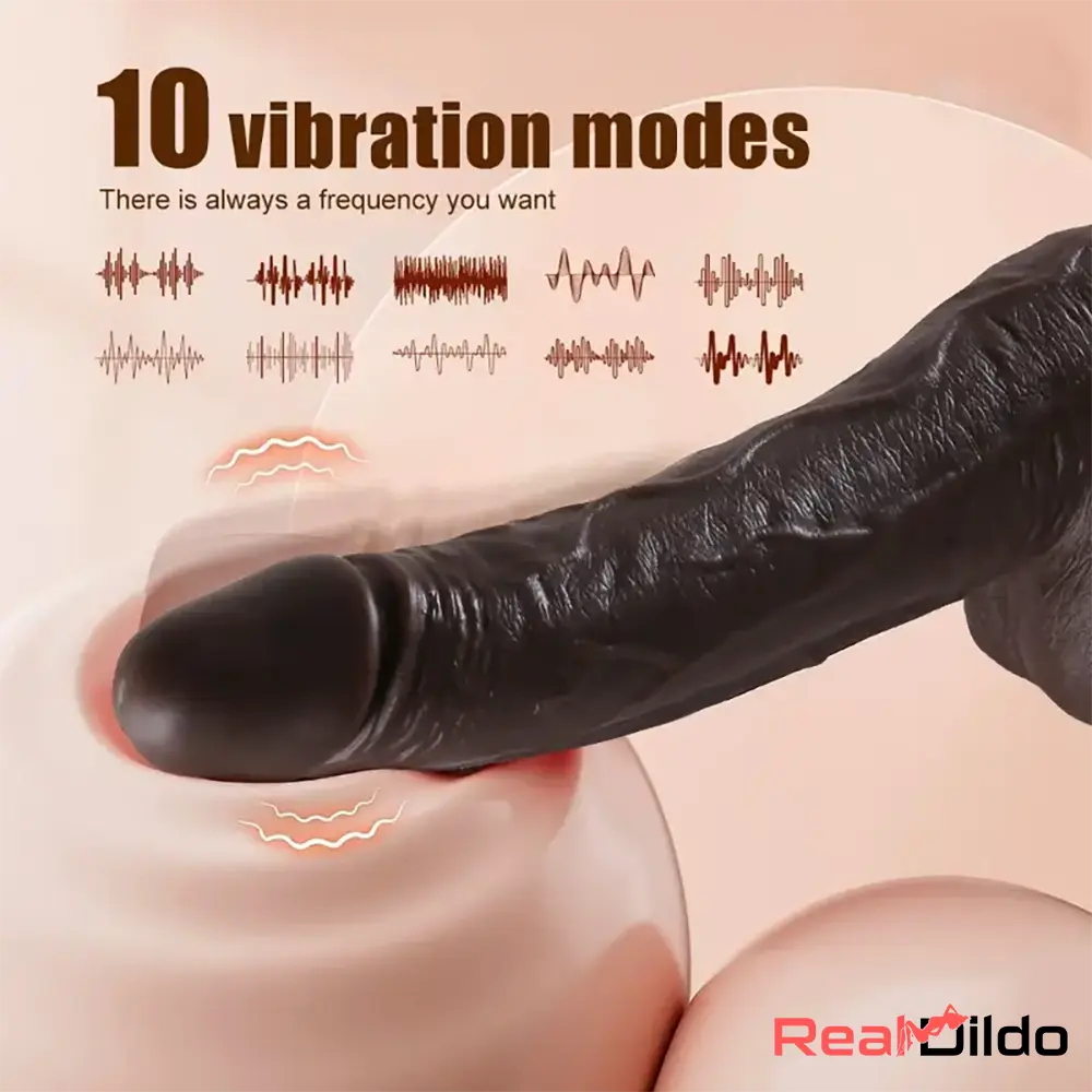 8.7in Soft Big Silicone Thrusting Rotating Heating Remote Penis Auto Dildo Real Dildo