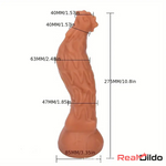 10.8in Rooster Shape Fantasy Large Silicone Soft Dildo For Anus Sex Real Dildo