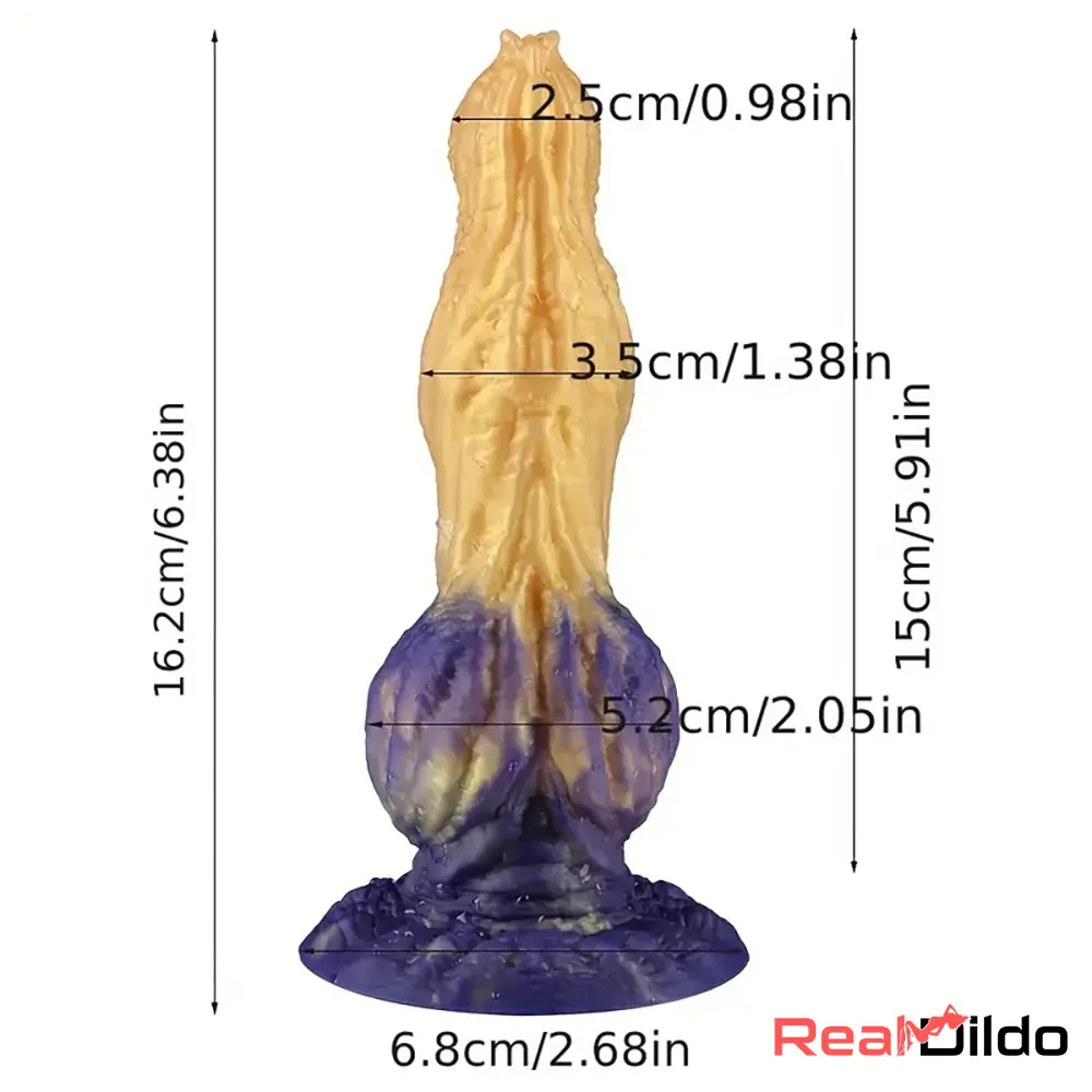 6.38in Liquid Silicone Soft Monster Dildo For Women Game Sex Pleasure Real Dildo