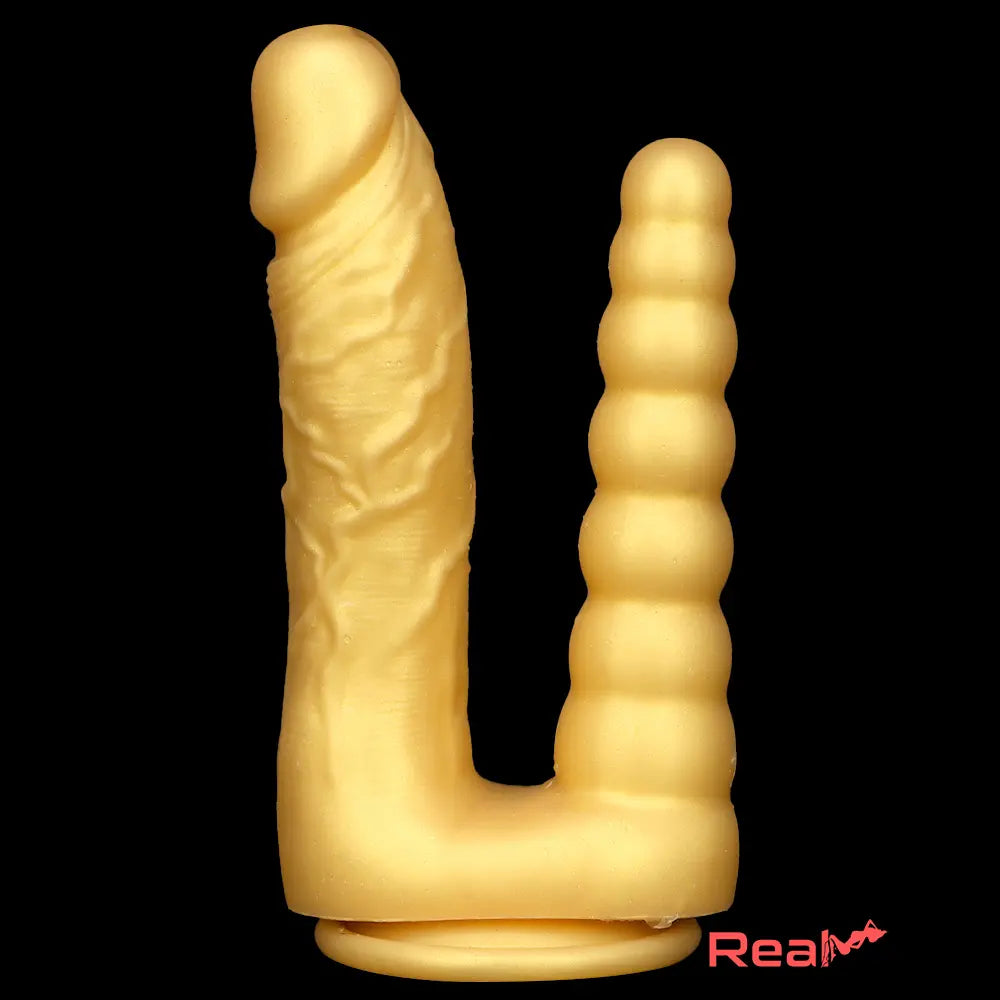 8.07in Silicone Big Soft Dildo Double Heads Dildo Butt Plug Orgasm Love Toy Real Dildo