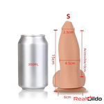 5.9in 7.09in 8.66in 9.45in 11.02in Silicone Big Thick Soft Cock Sex Dildo Real Dildo