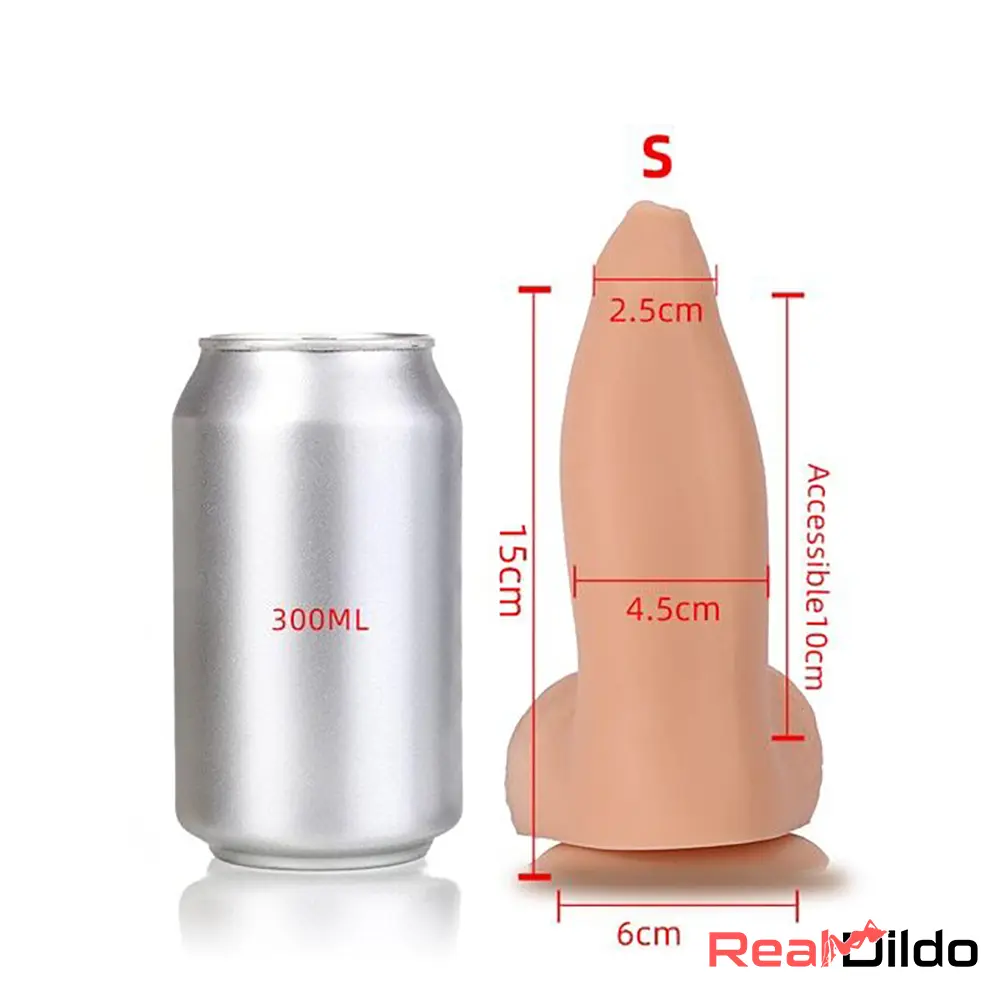 5.9in 7.09in 8.66in 9.45in 11.02in Silicone Big Thick Soft Cock Sex Dildo Real Dildo