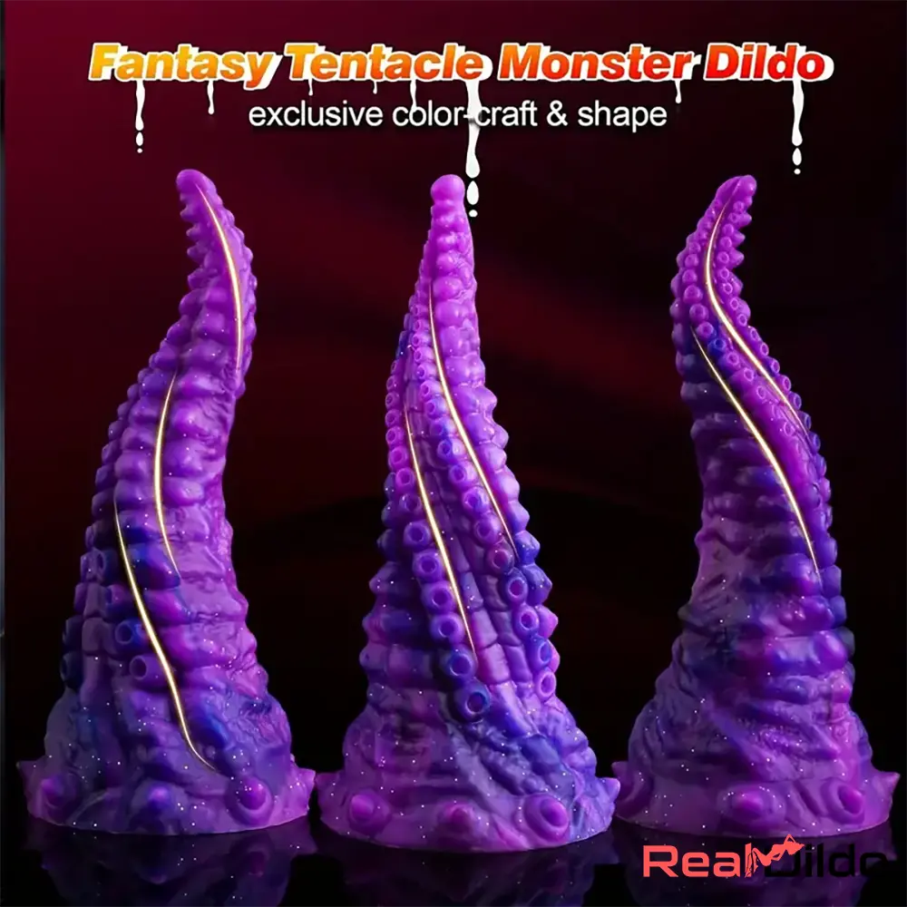 10in Big Octopus Tentacle Silicone Soft Dildo For Anal Massager Real Dildo
