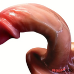 5.51in Realistic Silicone Soft Flesh Dildo For G Spot Women With Suction Cup - Real Dildo