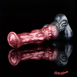 10.23in Large Animal Horse Cock Fantasy Silicone Soft Knotted Dildo Real Dildo