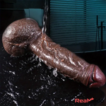 10in Realistic Skin Feel Like Soft Liquid Silicone Dildo For Sex Massager Real Dildo