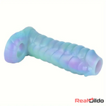 5.39in Lifelike Silicone Soft Dildo Sleeve Snake Glowing Cock Extender - Real Dildo