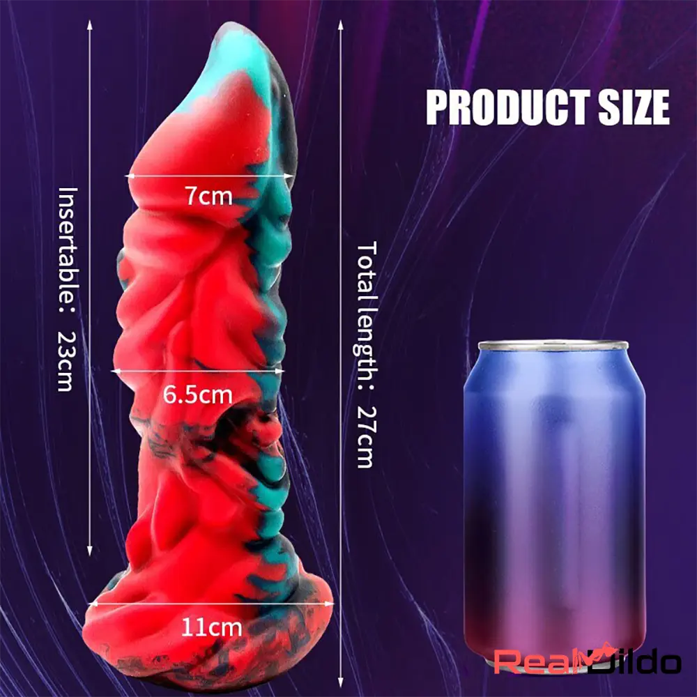 10.63in Super Fantasy Big Silicone Soft Dildo For Anal Vaginal Love Real Dildo
