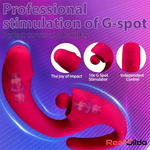 8.6in Auto Vibrating Impacting Big Dildo BDSM Sex Toy For Pleasure Toy Real Dildo