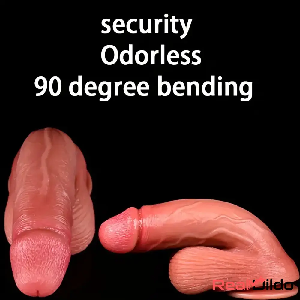 8.66in Soft Real Big Silicone Curved G Spot Dildo For Hands Free Play Penis Real Dildo