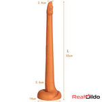 13.78in 17.72in 21.65in Extra Long Huge Silicone Soft Snake Animal Dildo - Real Dildo