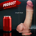 8.7in Superb Soft Sensation Real Silicone Dual Layer Dildo For Adults Sex Real Dildo