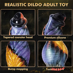 10.23in Soft Silicone Telescopic APP Control Monster Electric Dildo Real Dildo