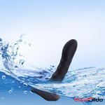 5.5in Unisex Silicone Soft Vibrating Remote Dildo For Women Men Adults - Real Dildo